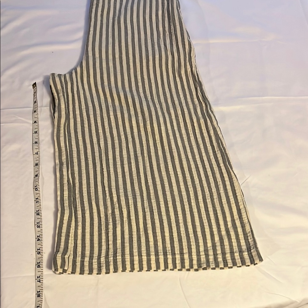 Rylee + Cru Storm Stripe Bridgette Jumpsuit Relaxed Fit Size Sm Beach Casual EUC - Picture 7 of 8